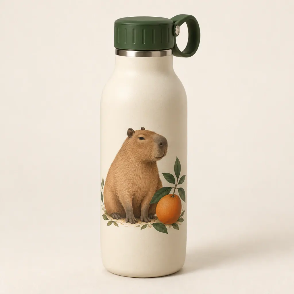 Botella Capybara — Tomate un Respiro